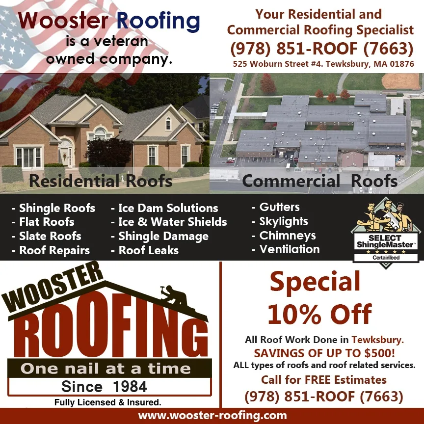 Tewksbury-MA-Roofing
